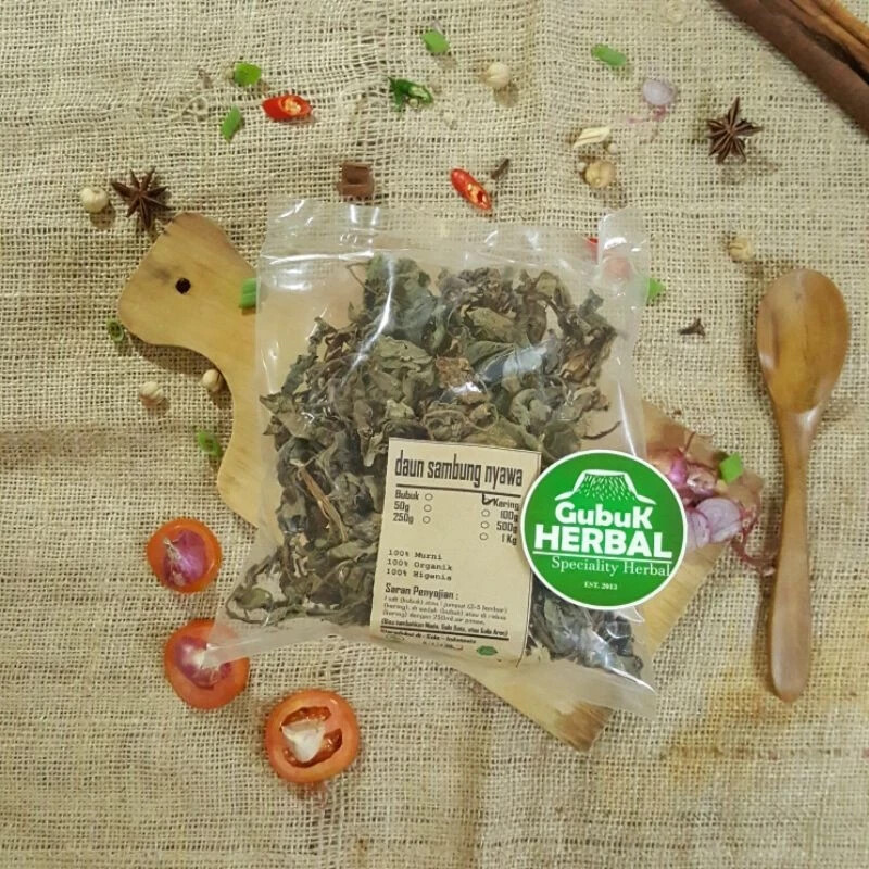 Sambung Nyawa Dried Natural Organic Herb Spices Fresh Pure Hygienic Premium