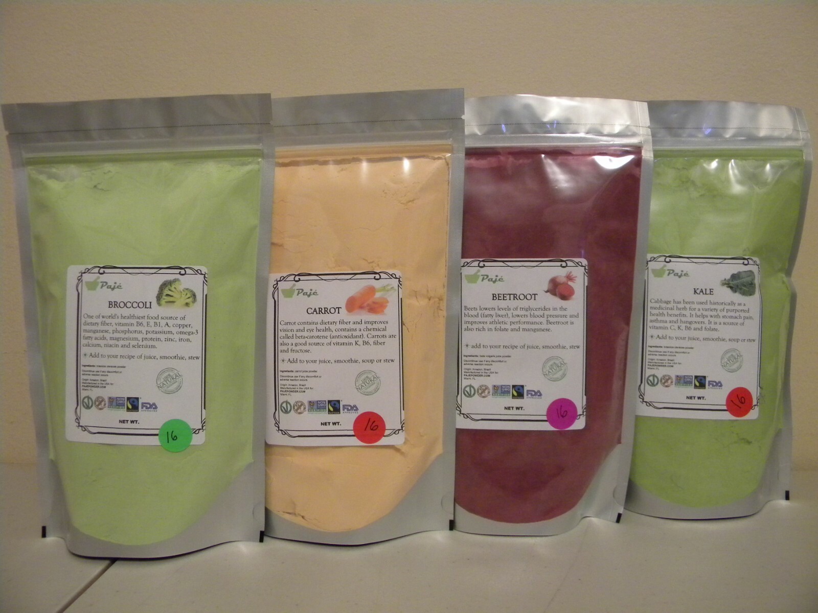 KIWI powder 8oz 16oz 1lb 32oz 2lb 4lb, VIT C ANTIOX help digestion of meat PAJE