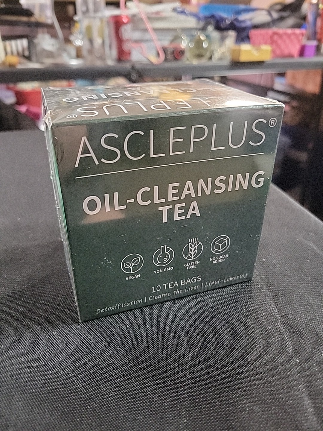 ASCLEPLUS Oil-Cleansing Tea Bagged Vegan Non-GMO Gluten Free Pantry 10 Servings