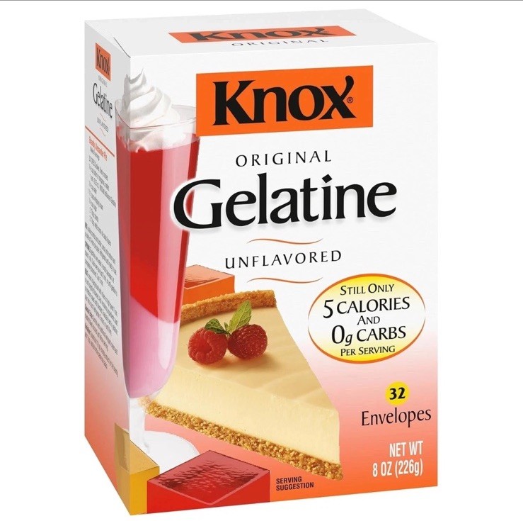 Knox Original Unflavored Gelatin (32 Ct Packets)New Sealed Box / Free Shipping