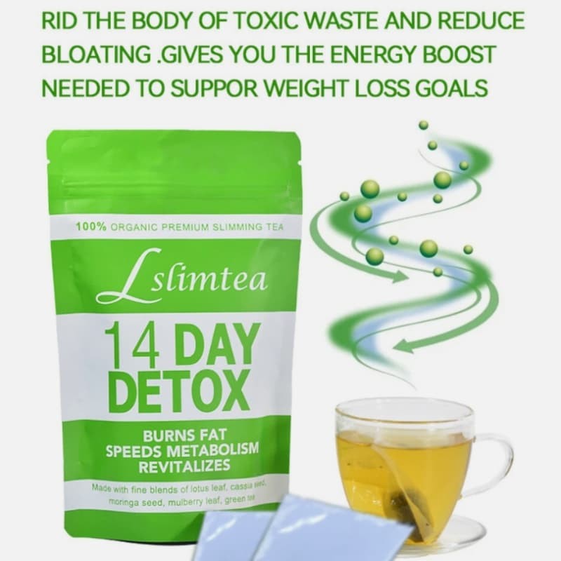 14 Days Weight Loss 100% Pure Natural Organic Slimming Tea Detox Tea Fat Burn