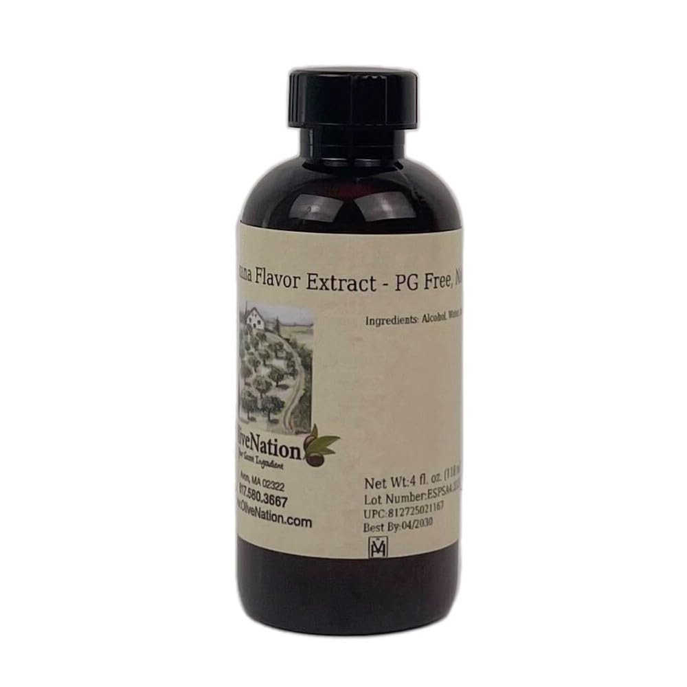 OliveNation Pure Banana Extract – 8 ounces – Gluten free, Sugar free, Great for