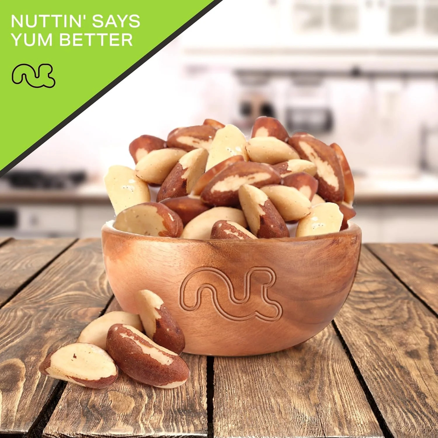 NUT CRAVINGS – Raw Brazil Nuts, Unsalted, No Shell, Whole, (32oz – 2 LB) Bulk Nu