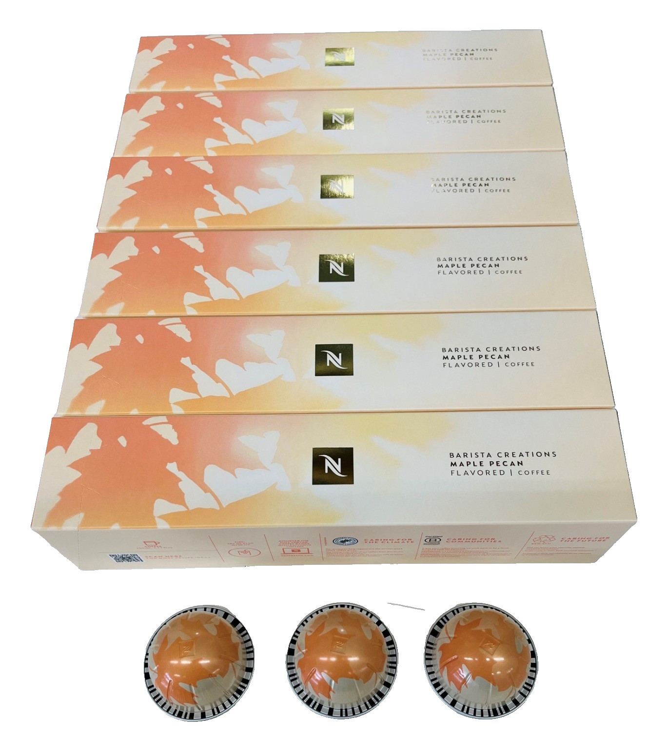 Nespresso Vertuo Maple Pecan Flavored Coffee Pods, 60-count (case) 7.77 oz.