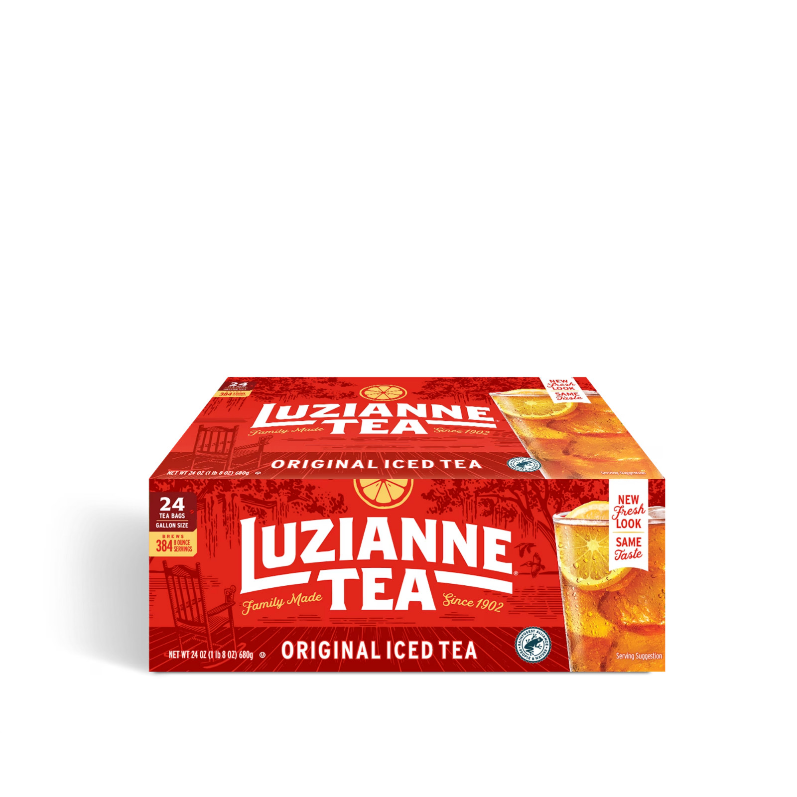 Luzianne Black Iced Gallon Tea Bags, 24 Count