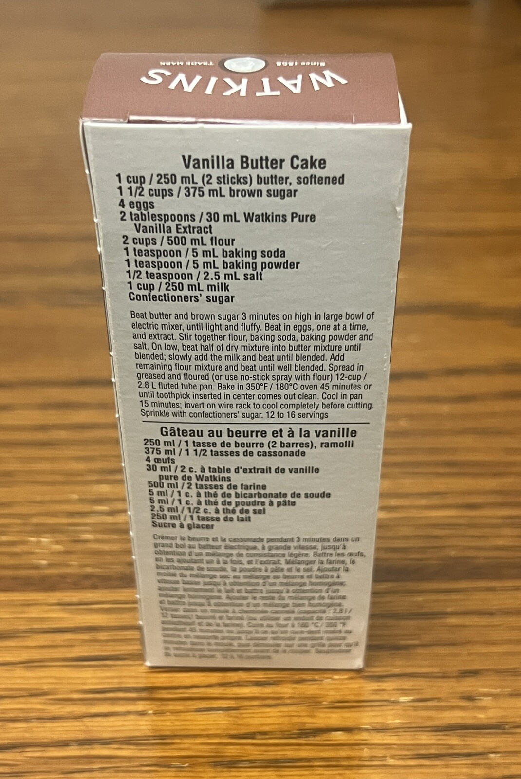 Watkins Pure Vanilla Extract w Madagascar Vanilla Beans 2 Fl Oz (LOT OF 4) 10/25