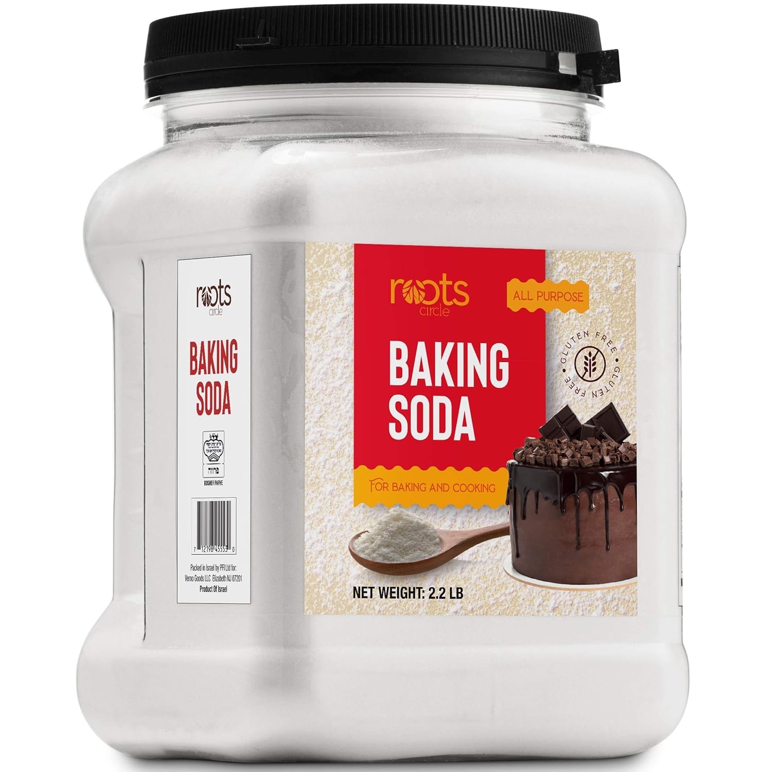 Roots Circle Baking Soda Bulk | 1 x 35.2oz Large Airtight Container | Pure…