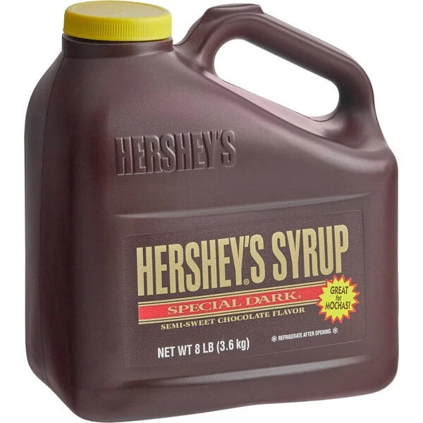 Hershey’s Special Dark Chocolate Syrup Jug 7.5 lb