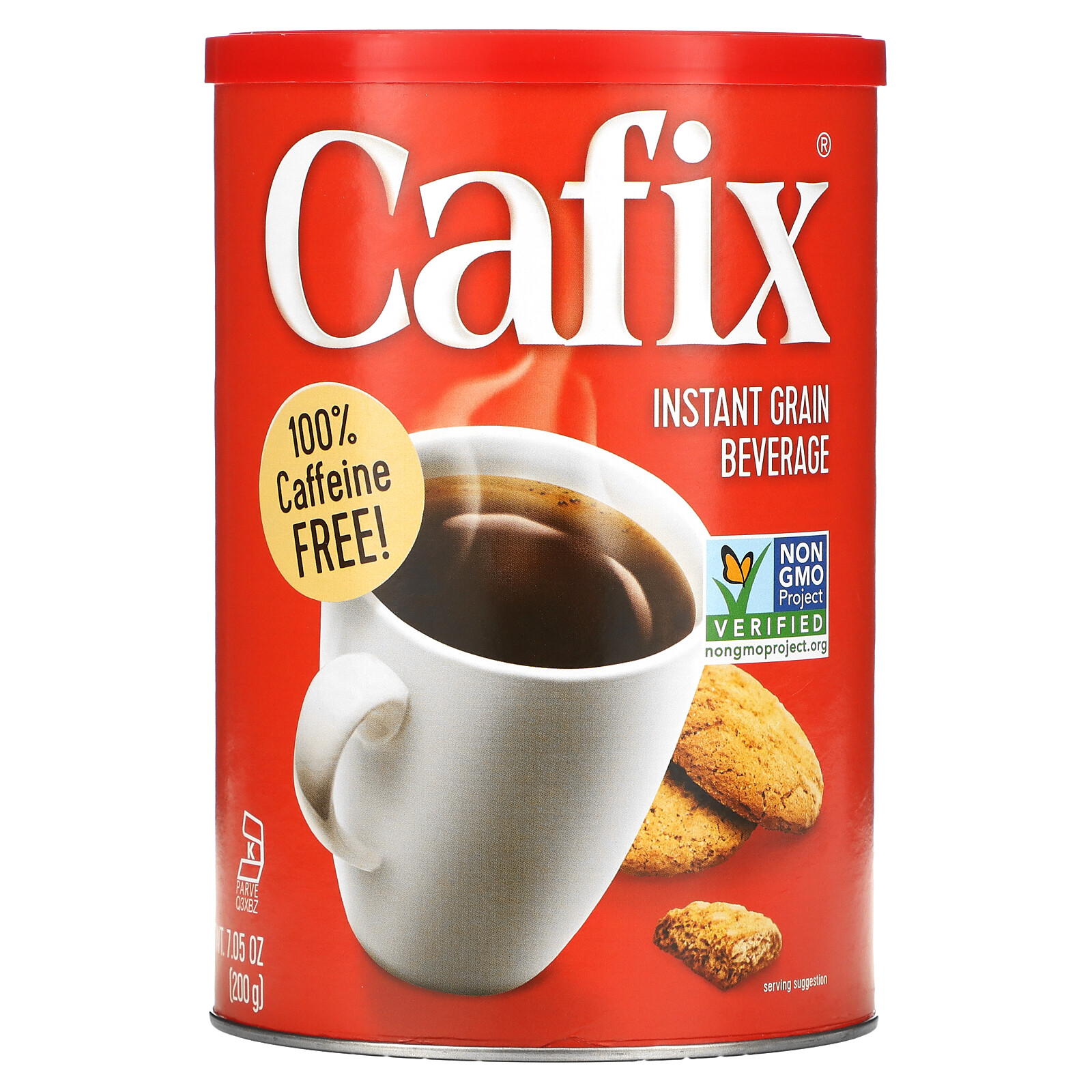Cafix All Natural Instant Beverage Caffeine Free 7 05 oz 200 g All-Natural,