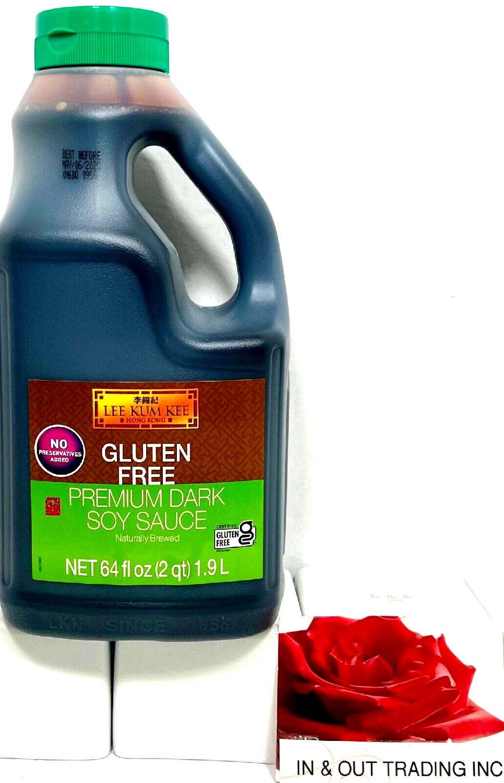 Lee Kum Kee Gluten-Free Premium Dark Soy Sauce 64 oz~Exp 5/6/2025