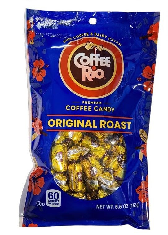 Coffee Rio 5.5 oz. ORIGINAL ROAST Premium Coffee Caramels Candy * ALWAYS FRESH *