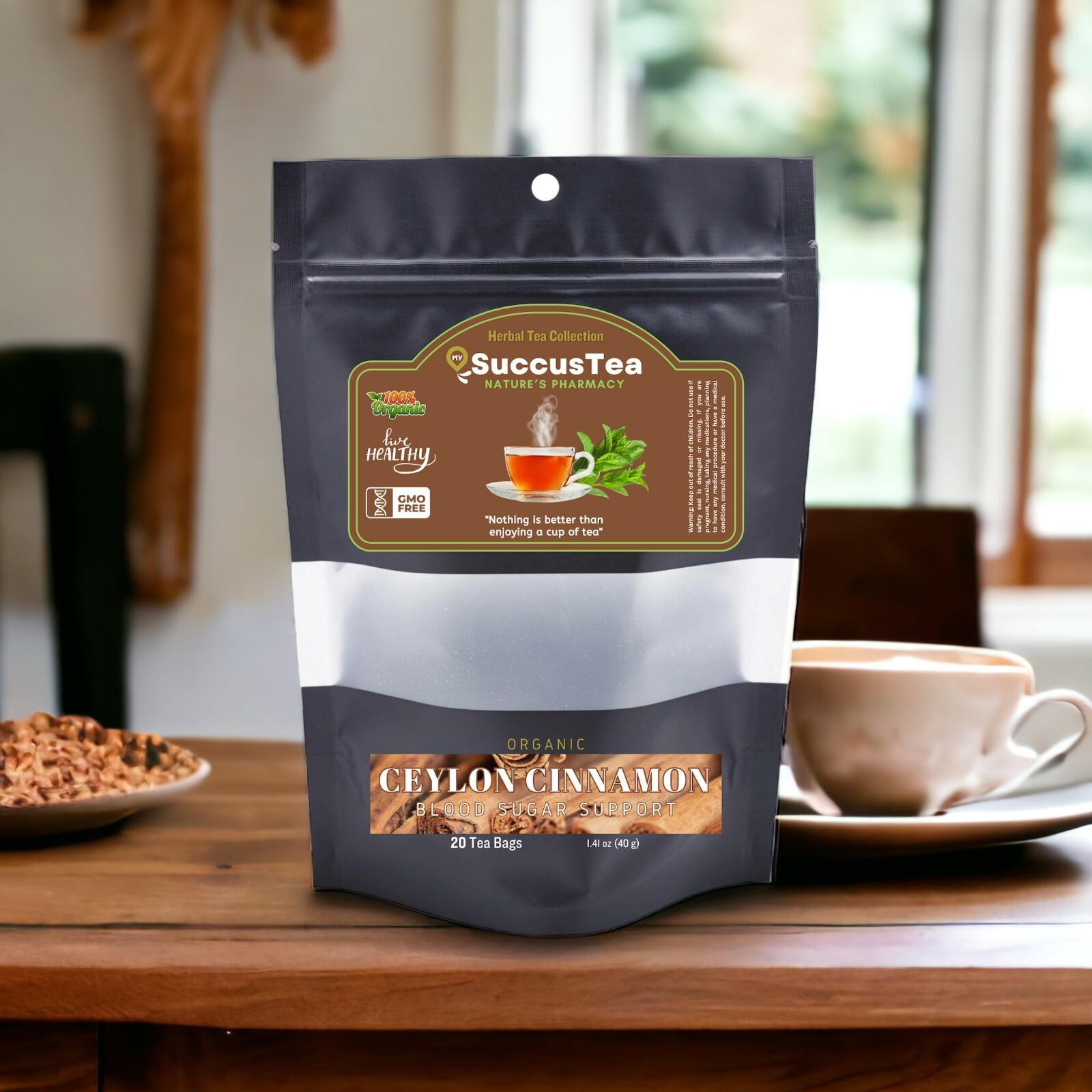 Organic Ceylon Cinnamon Tea – 20 Bags