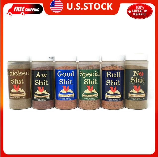Big 6 Sampler (Pack of 6 Seasonings with 1 each of Bull, Special, Good, Aw, C…