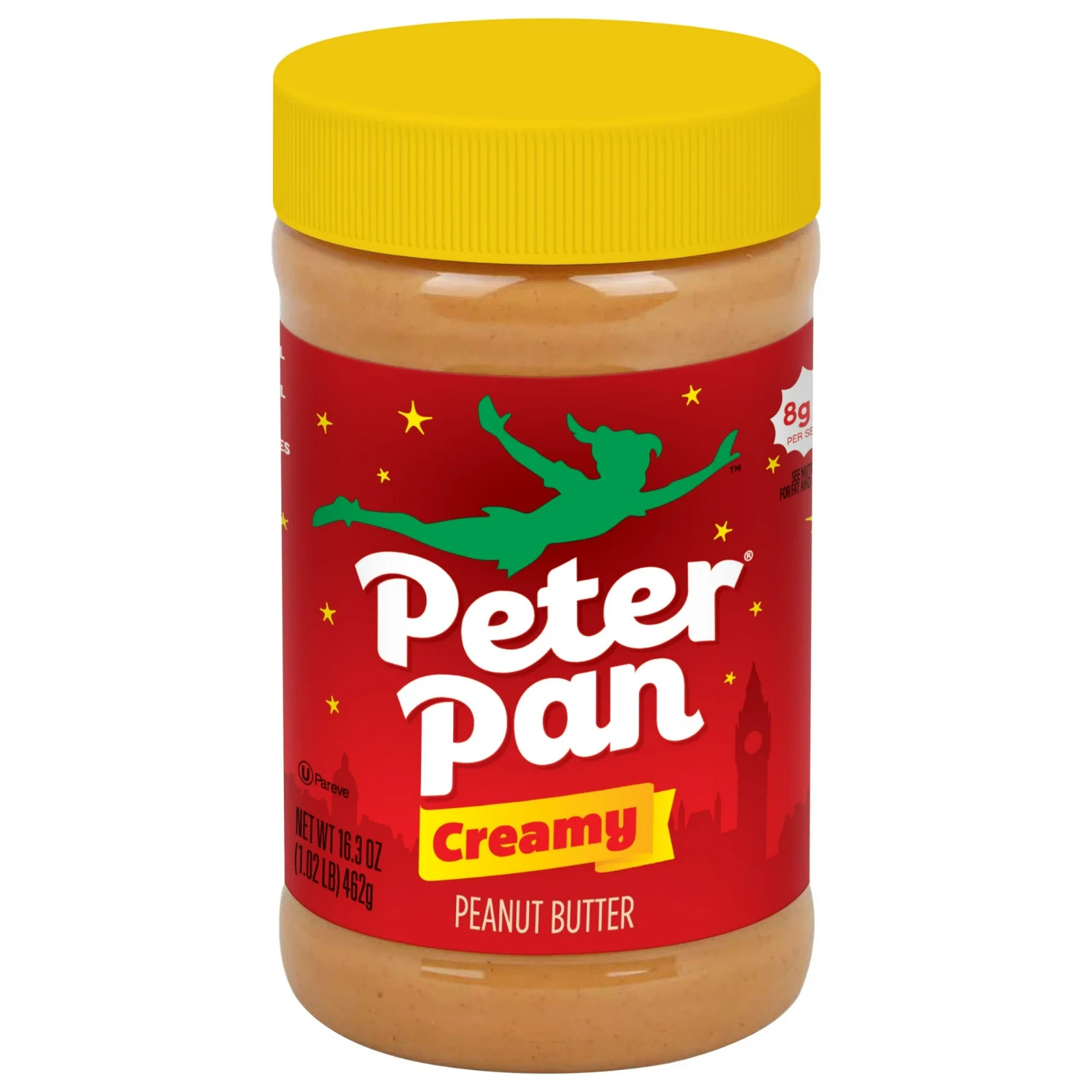 Creamy Peanut Butter Spread by Peter Pan Smooth, Gluten-Free, 16.3oz (2 Pack)…