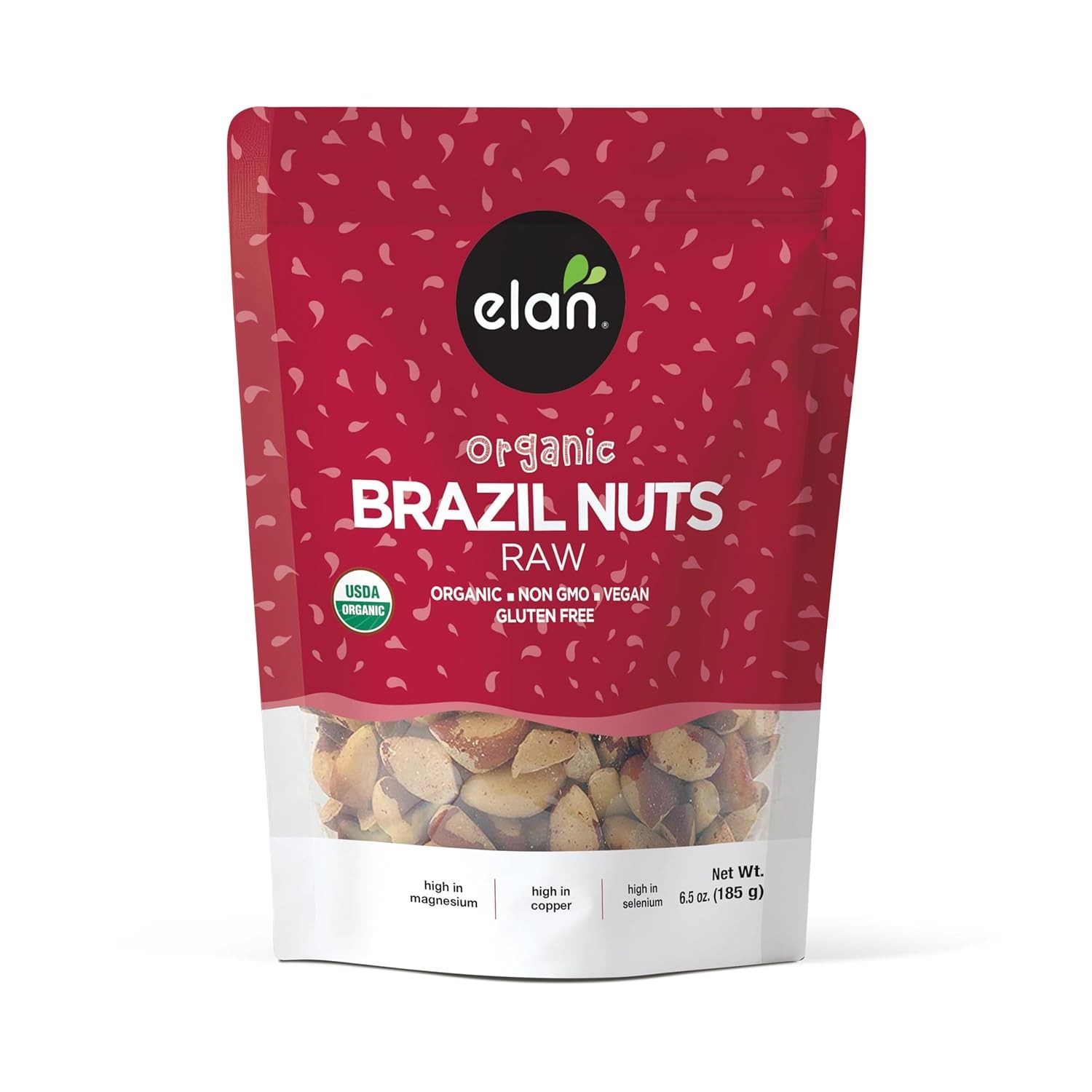 Raw Organic Brazil Nuts 6.5 oz No Shell Non GMO Vegan Gluten Free Whole