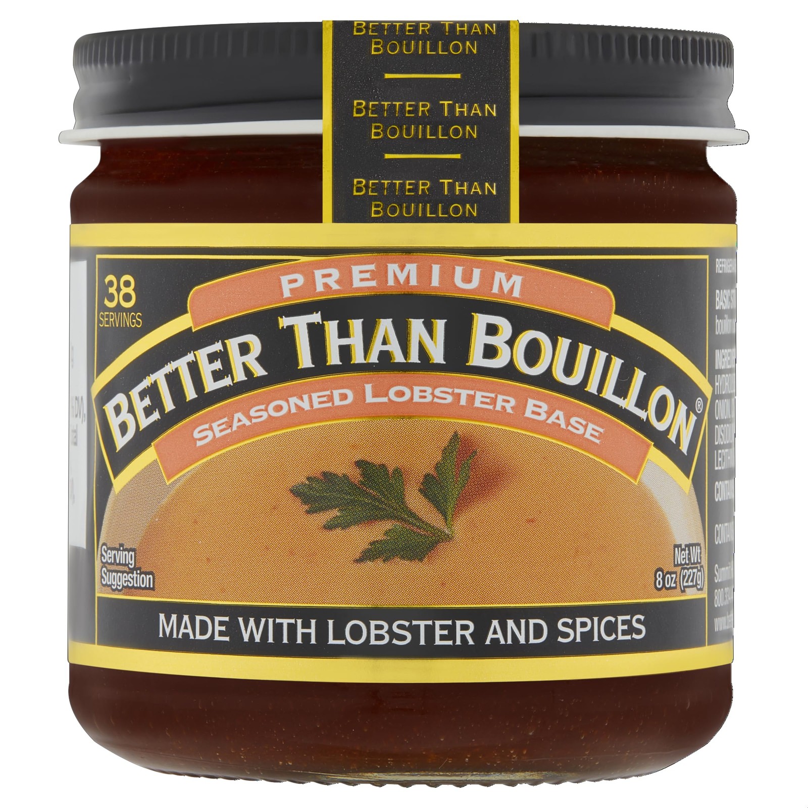 Better Than Bouillon Premium Lobster Base, Made from 8 Ounce (Pack of 1)
