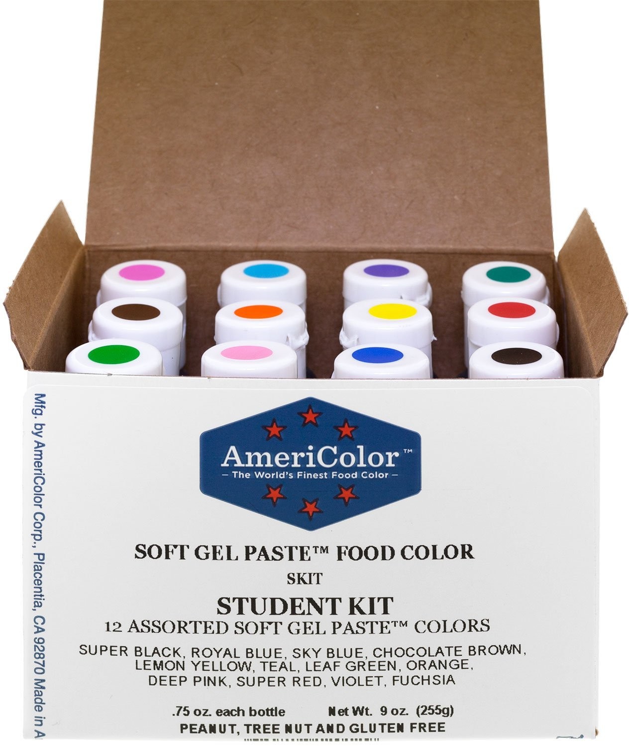 Soft Gel Paste Food Coloring Kit – 12 Colors