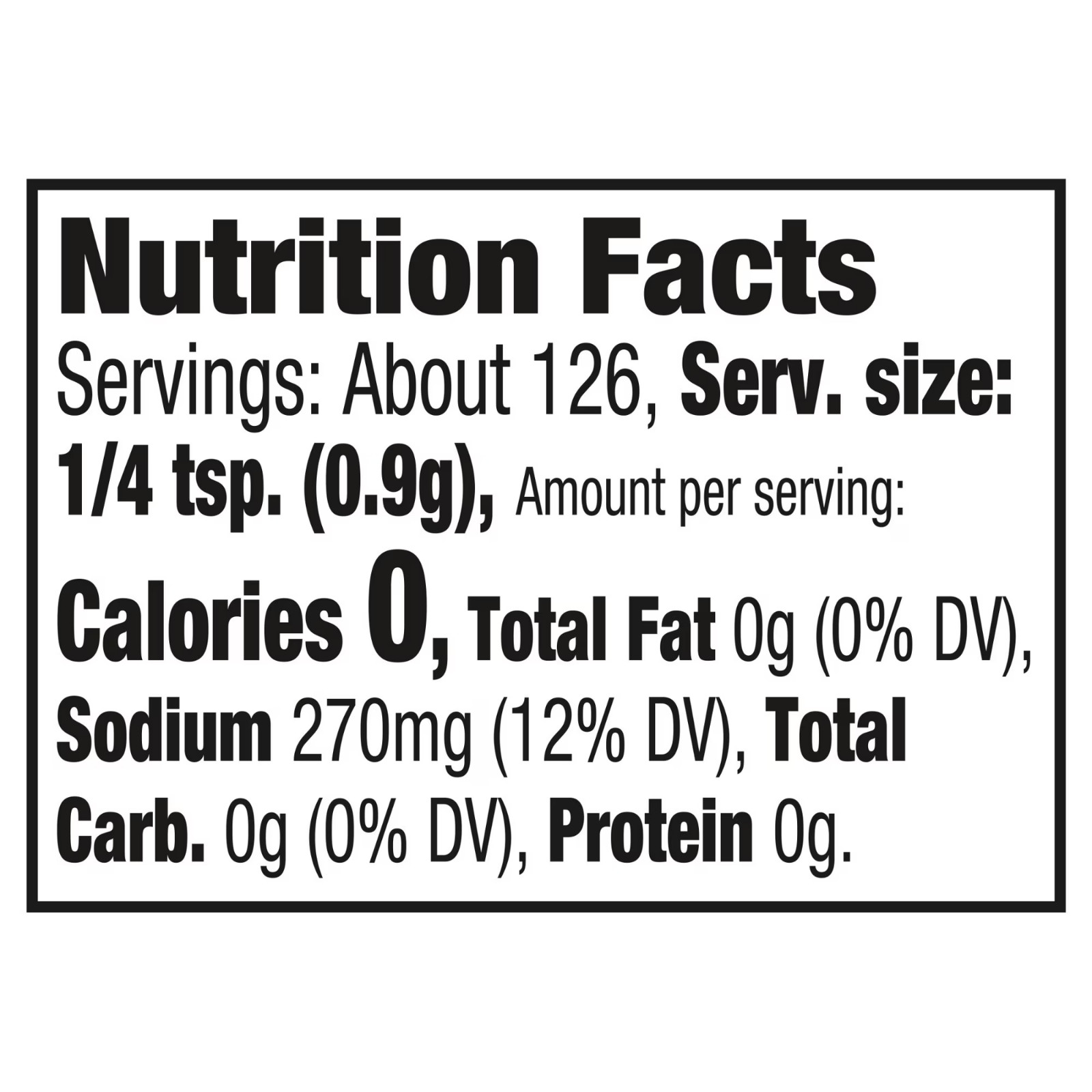 McCormick Kosher Celery Salt, 4.0 oz Bottle