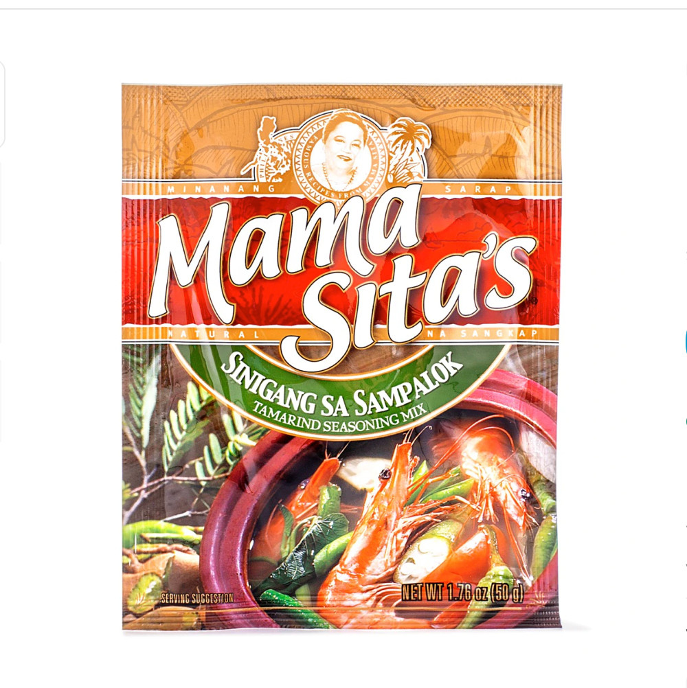Mama Sita’s Sinigang Sa Sampalok (Tamarind) Soup Mix 1.76 oz(pack of 8)
