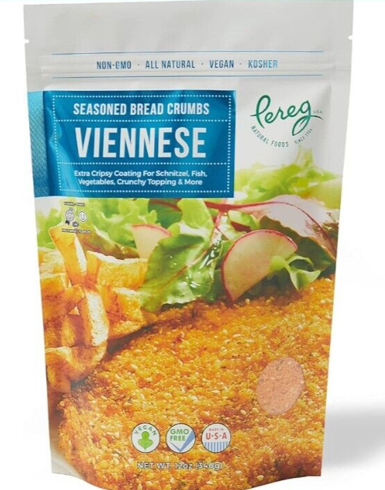 Pereg Bread Crumbs Viennese (12 Oz)Crispy Crunchy Breadcrumbs for Coating