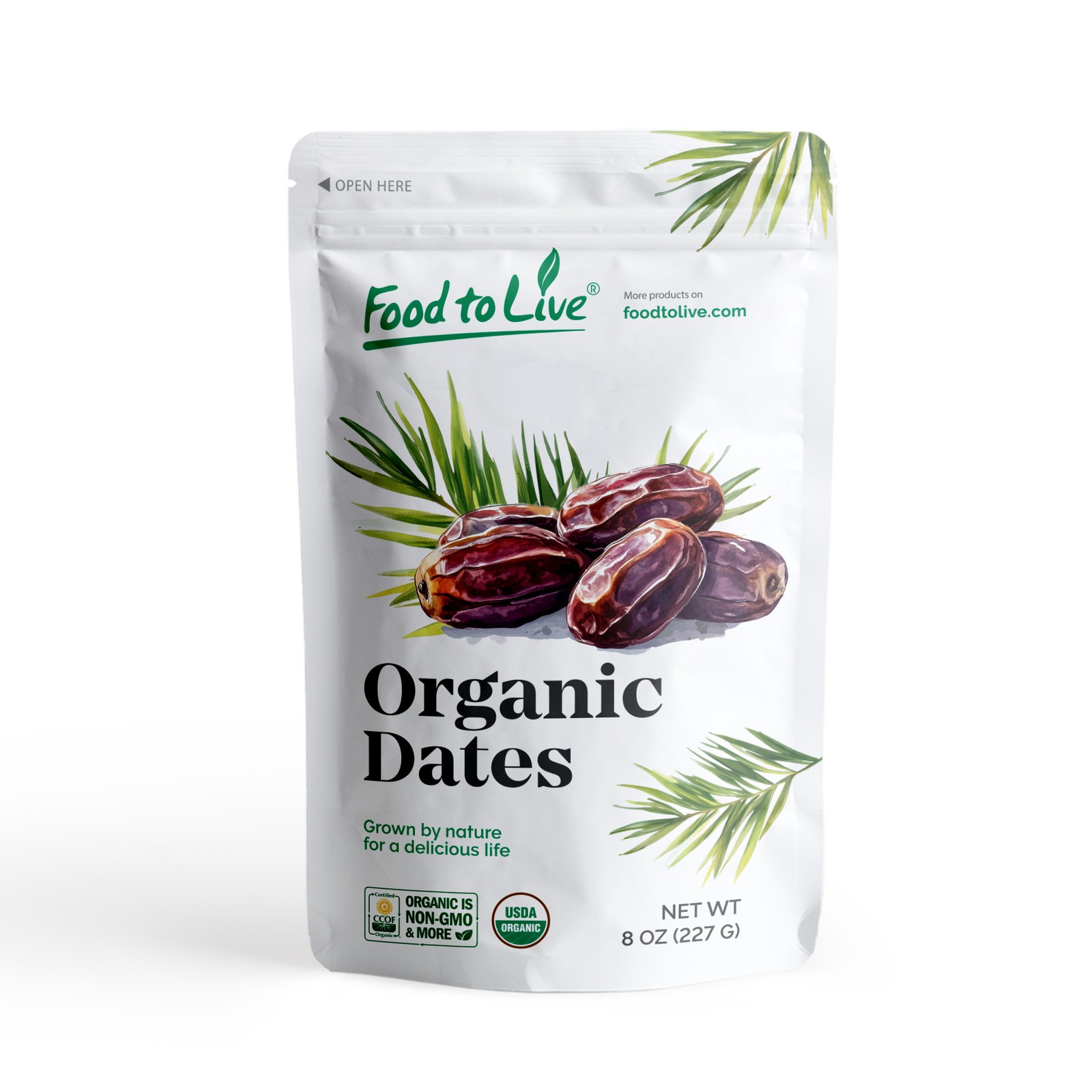 Organic Medjool Dates – Non-GMO, Raw, Vegan – by Food To Live