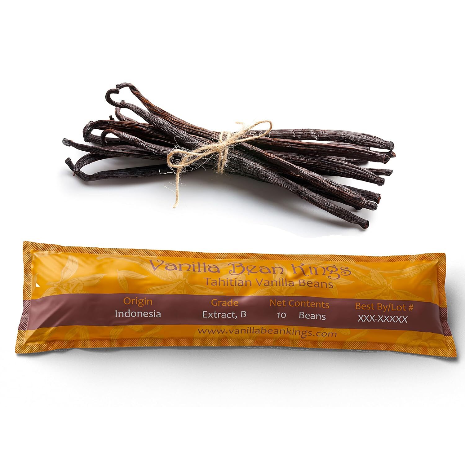 50 Organic Madagascar Vanilla Beans Grade A Bulk Pods for Extract Baking Cooking