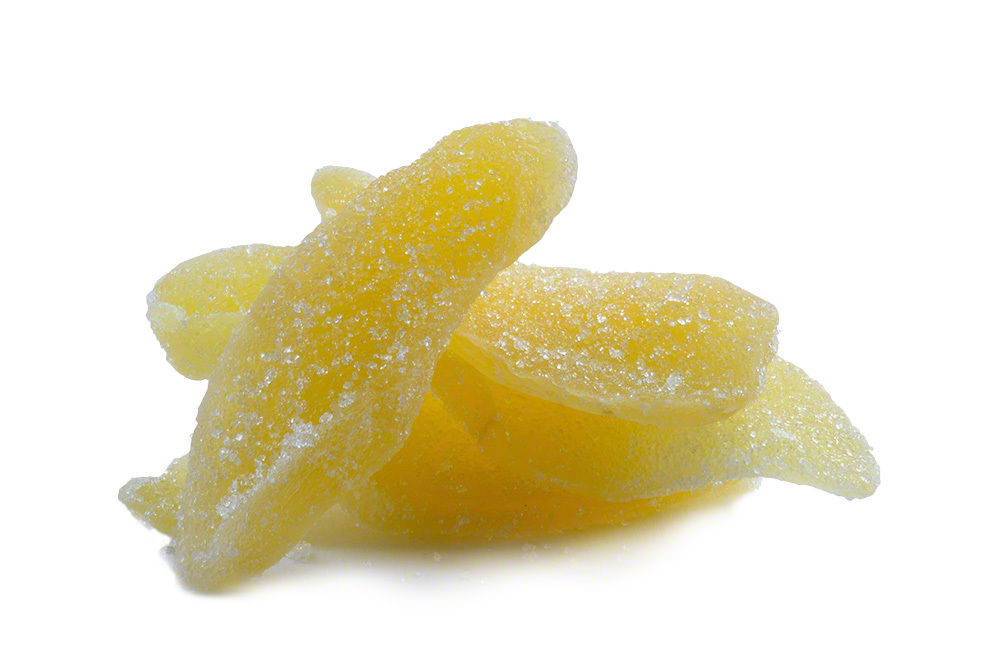 Bulk 4 lb Crystallized Ginger Kosher Dehydrated Candied Sugared Dried Slices