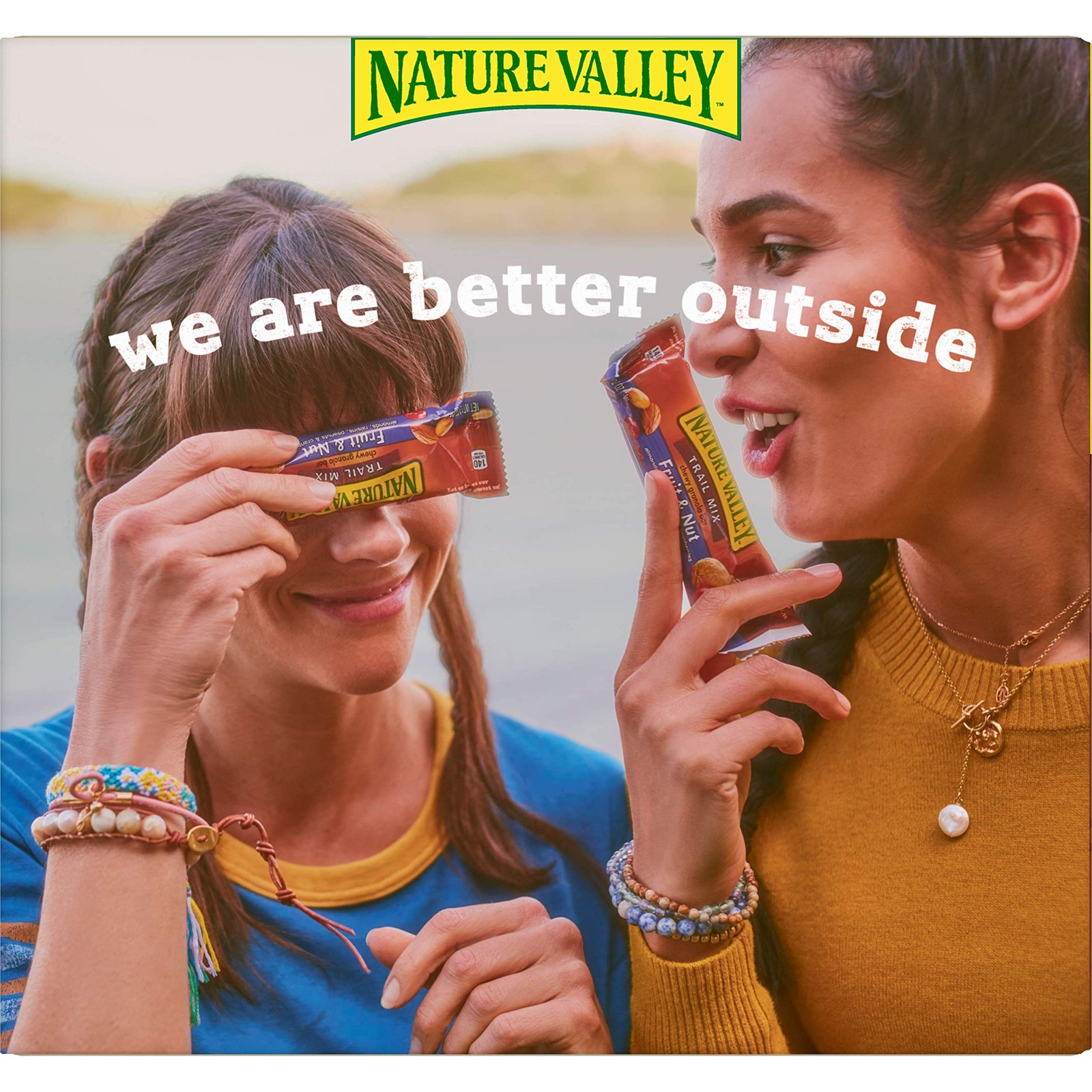 Nature Valley Chewy Fruit and Nut Granola Bars, 6 Count (Pack of 4), Beige