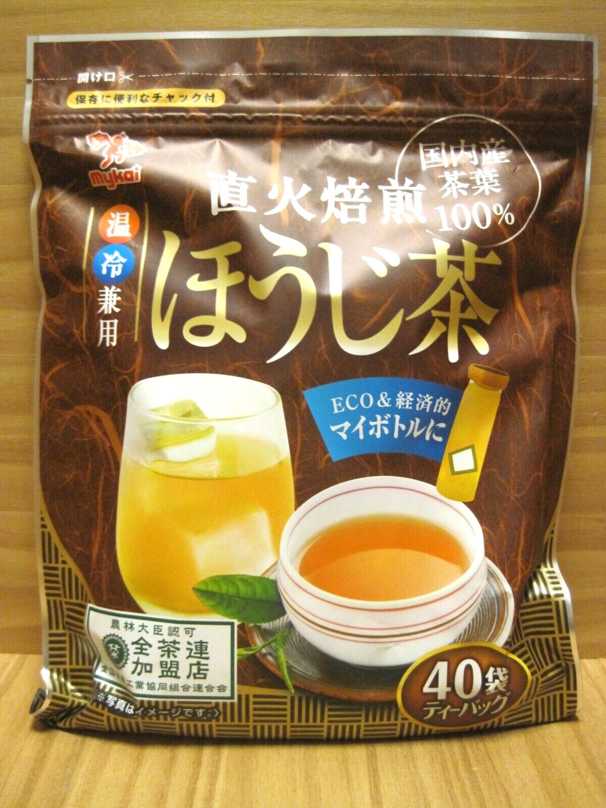 HOJICHA HOUJICHA Bagged, Japanese Roasted Green Tea Bags 3g x 40,120g Finest Tea