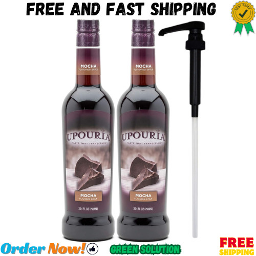 Upouria Chai Syrup Flavoring, 100 Vegan, Gluten-Free, Kosher, 750ml bottle Pa…