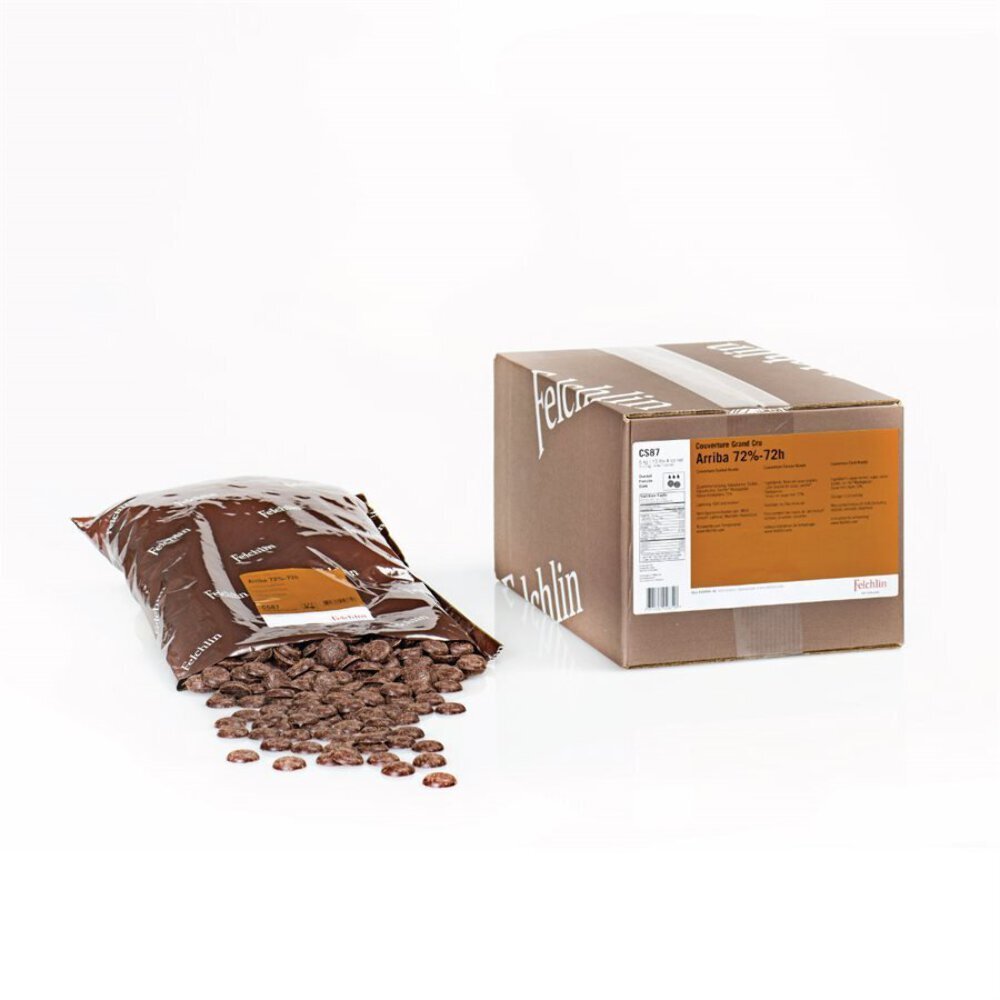 Felchlin Noble Swiss Arriba Ecuador 72% Dark Couverture Chocolate