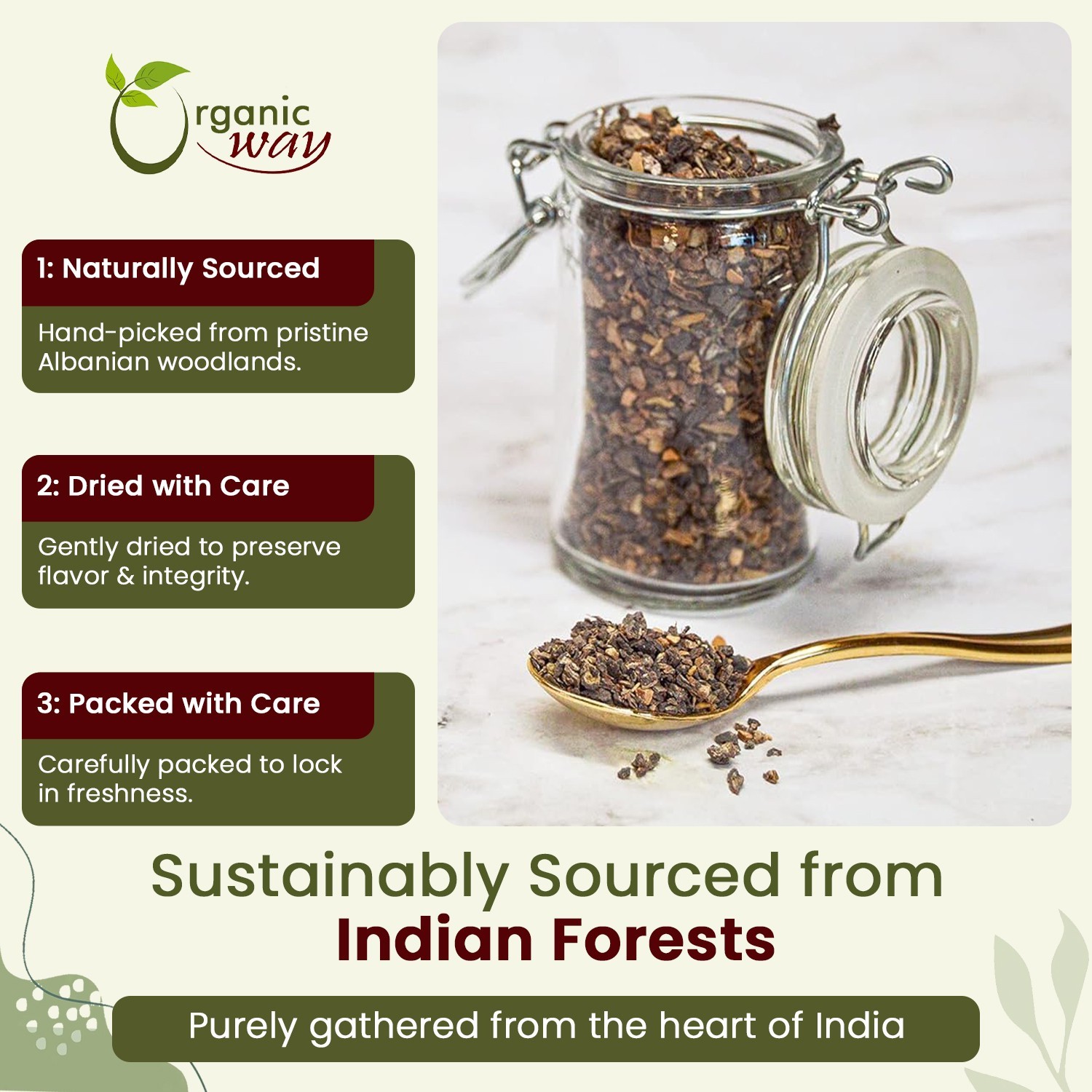 Organic Way Amla / Indian Gooseberry Cut & Sifted – Kosher & USDA Certified