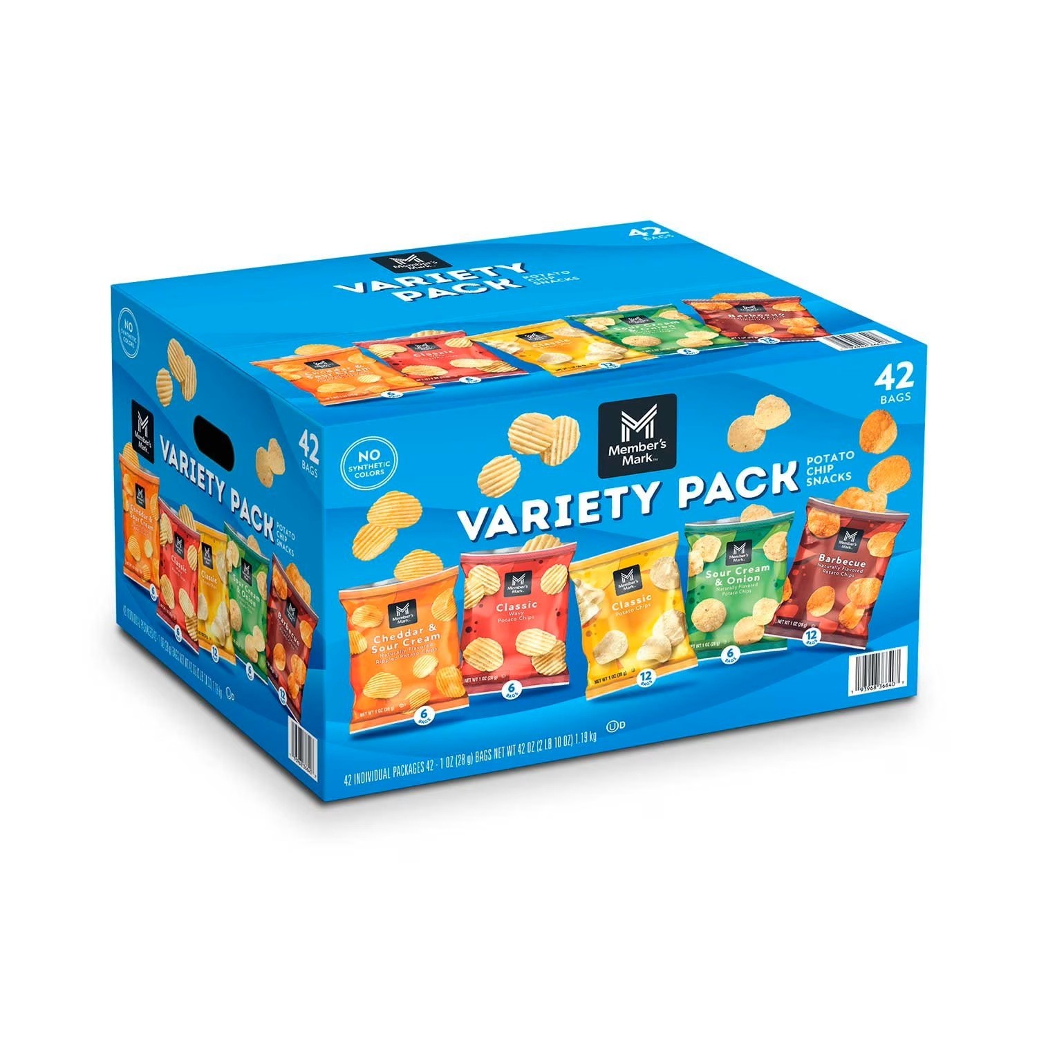 Member’s Mark Variety Pack Potato Chips (1oz., 42 pk) Great Price