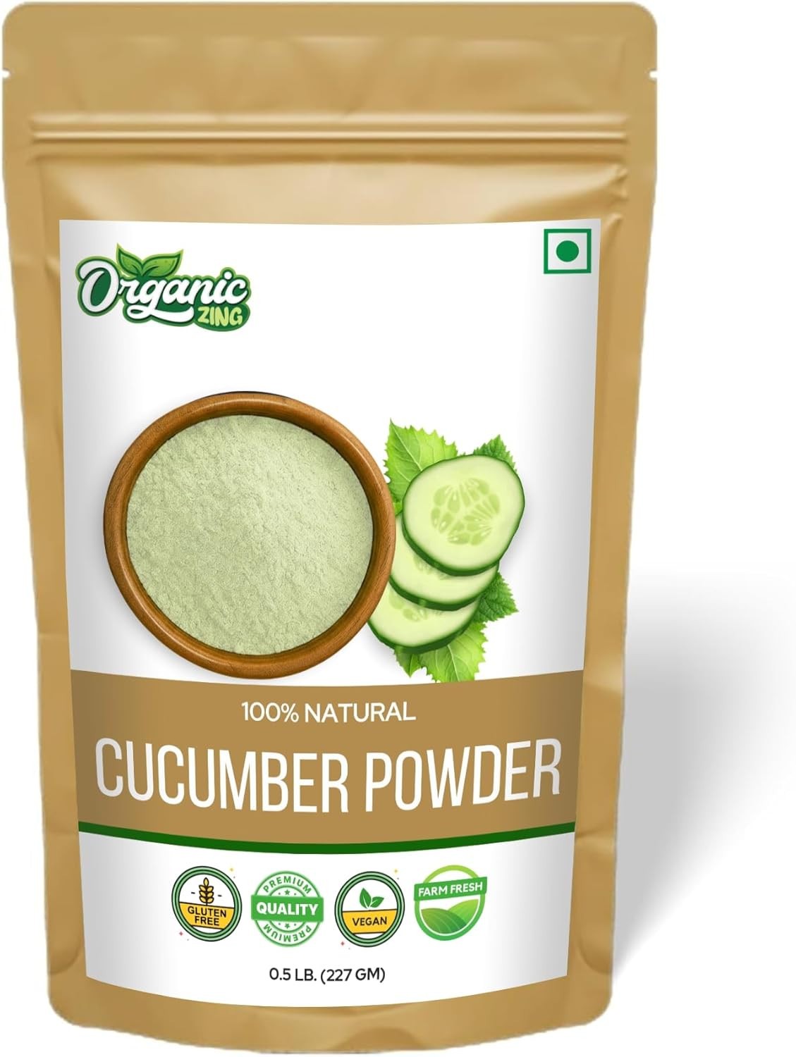 Organic Zing Cucumber Powder Pure Food Grade 227g–5000g Natural,