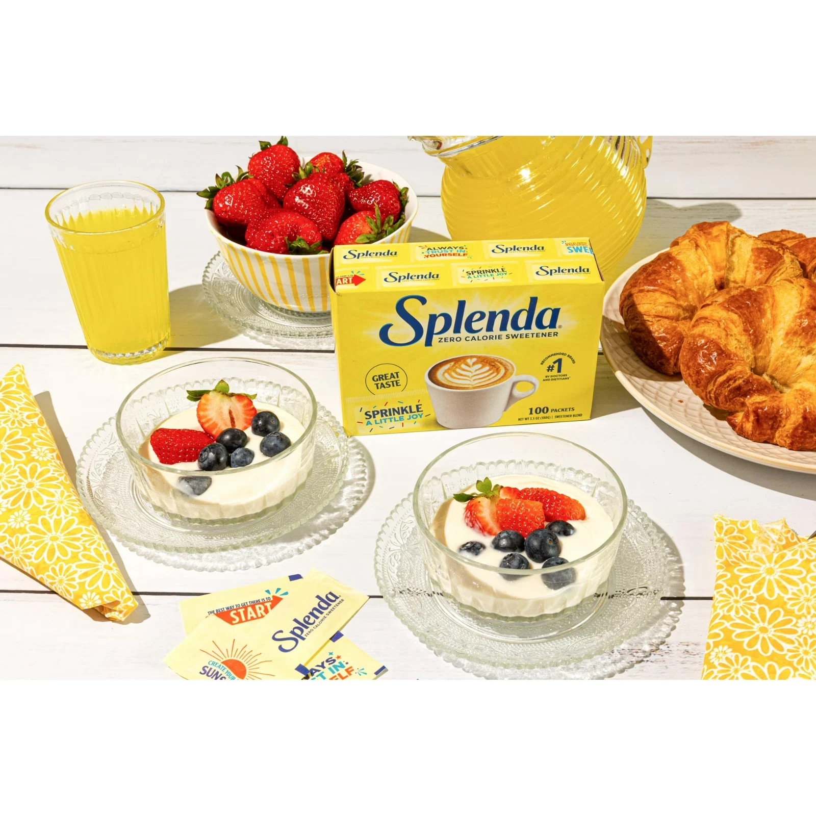 Splenda Zero Calorie Sweetener, Sugar Substitute Packets – 100CT