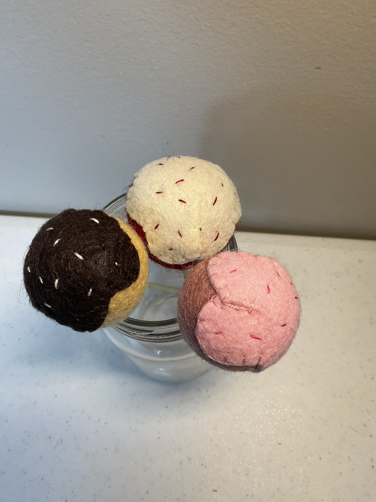 Play Food Felt Birthday Cakepops