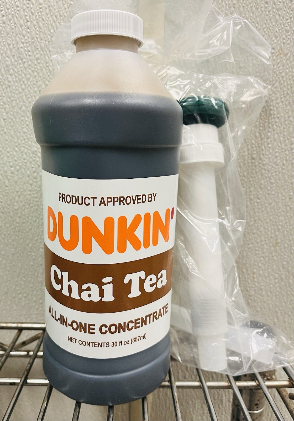 Dunkin Chai Tea Syrup With Pump (Guaranteed To Be In Date)