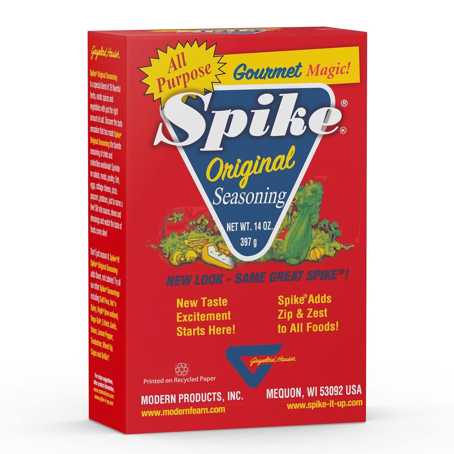 Modern Products Spike Gourmet Natural Seasoning Original Box 1 Each 14 Oz