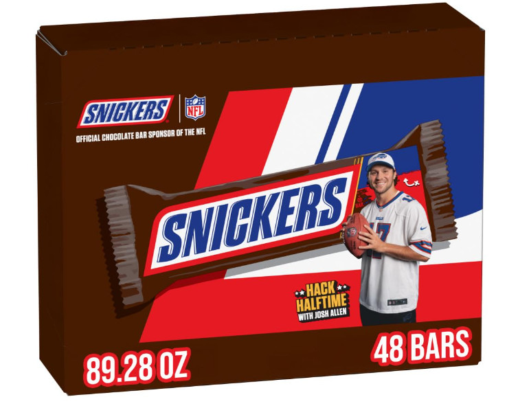 SNICKERS Full Size Milk Chocolate Candy Bars 1.86oz, 48 Count