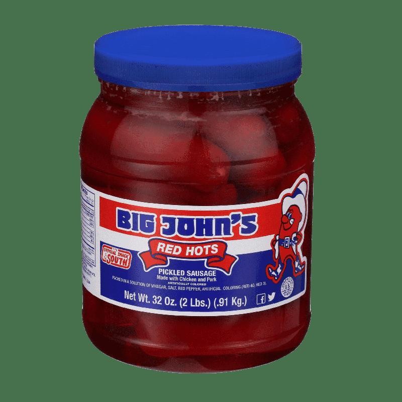 Ready To Eat Pickled Sausage Convenient Resealable Jar Fully Cooked Snack New