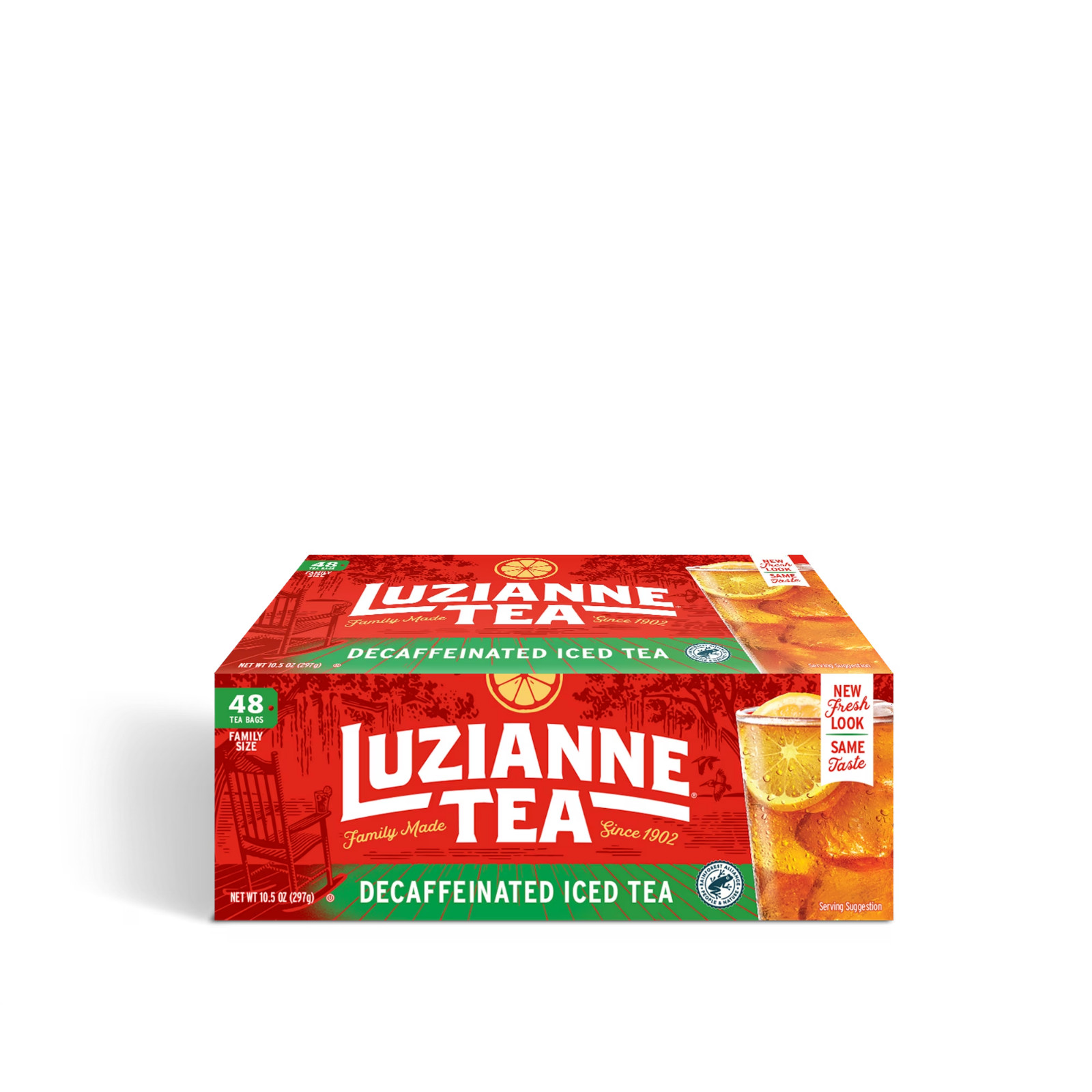 Luzianne Decaffeinated Black Iced Tea Bags, 48 Count FREE SHIPING ND FAST
