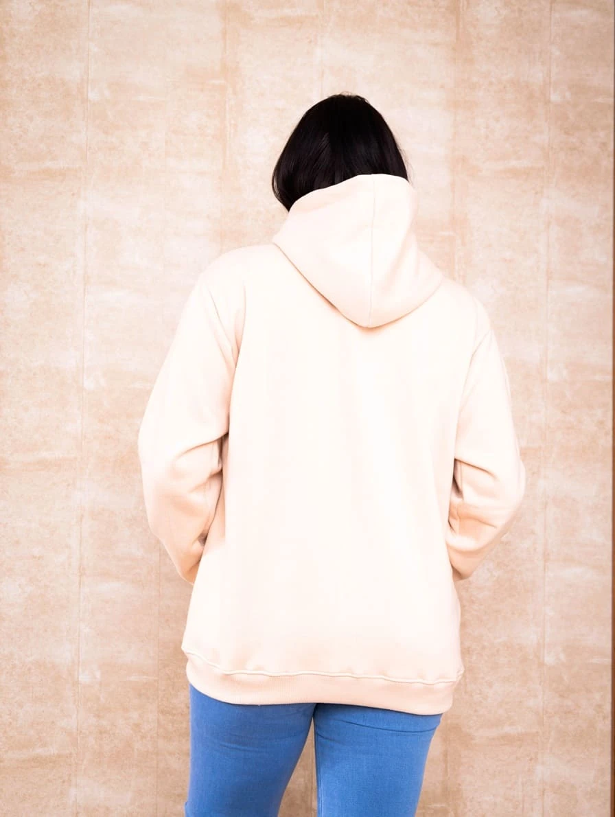 Polera Con Cierre Beige - Imagen 3