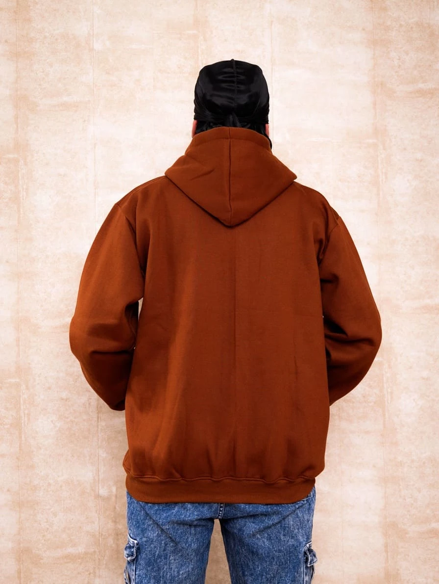 Polera Con Cierre Marron - Imagen 4
