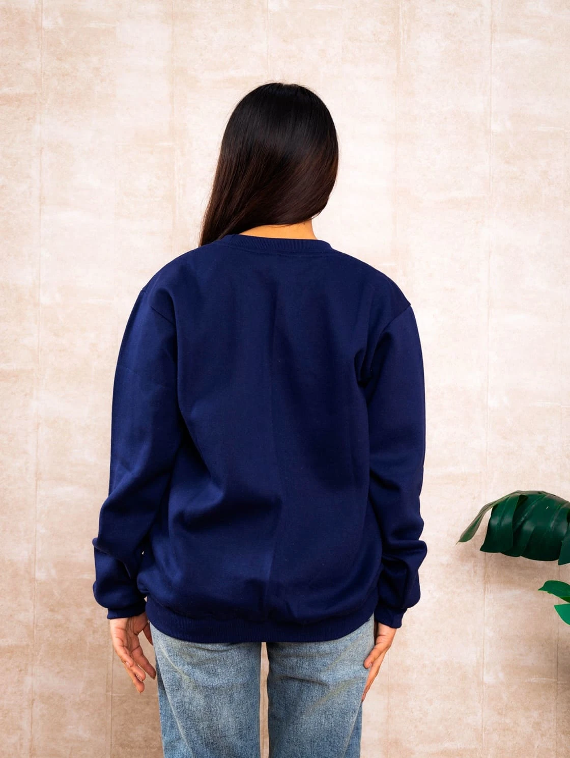 Polera Cuello Redondo Azul Acero - Imagen 3