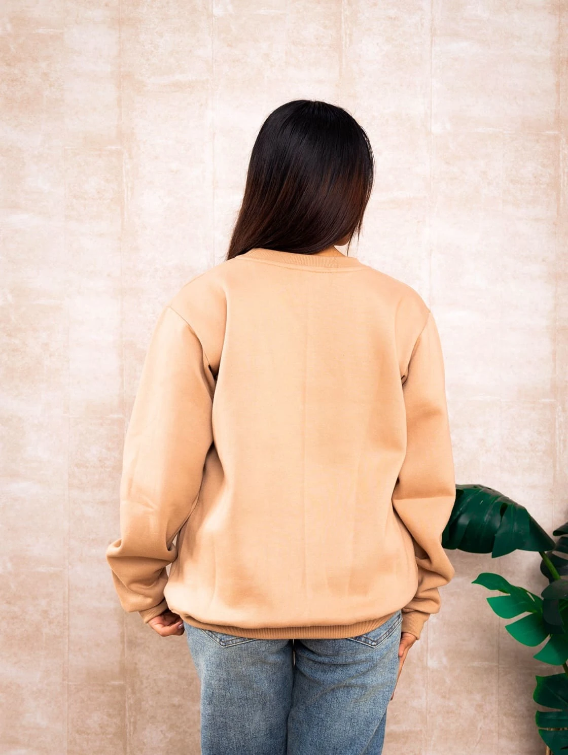 Polera Cuello Redondo Beige - Imagen 3