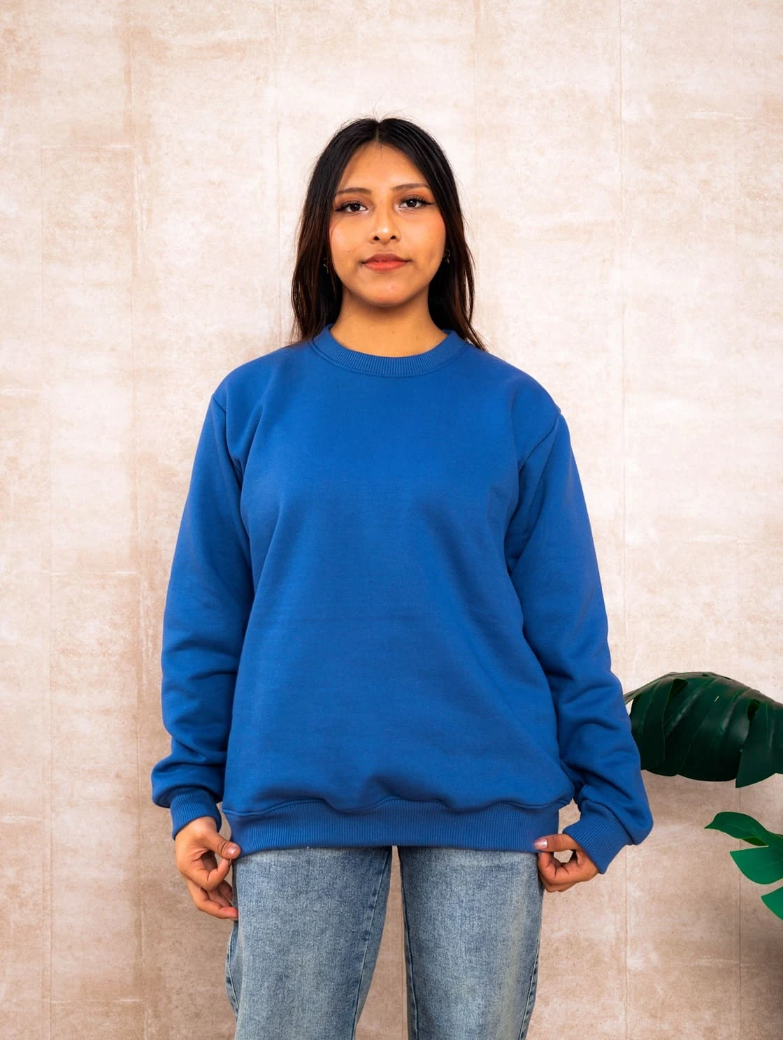 Polera Cuello Redondo Cobalto