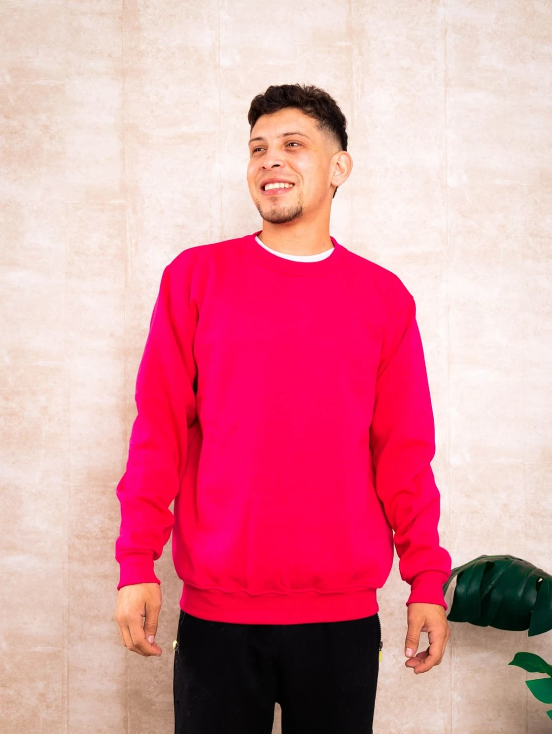 Polera Cuello Redondo Fucsia