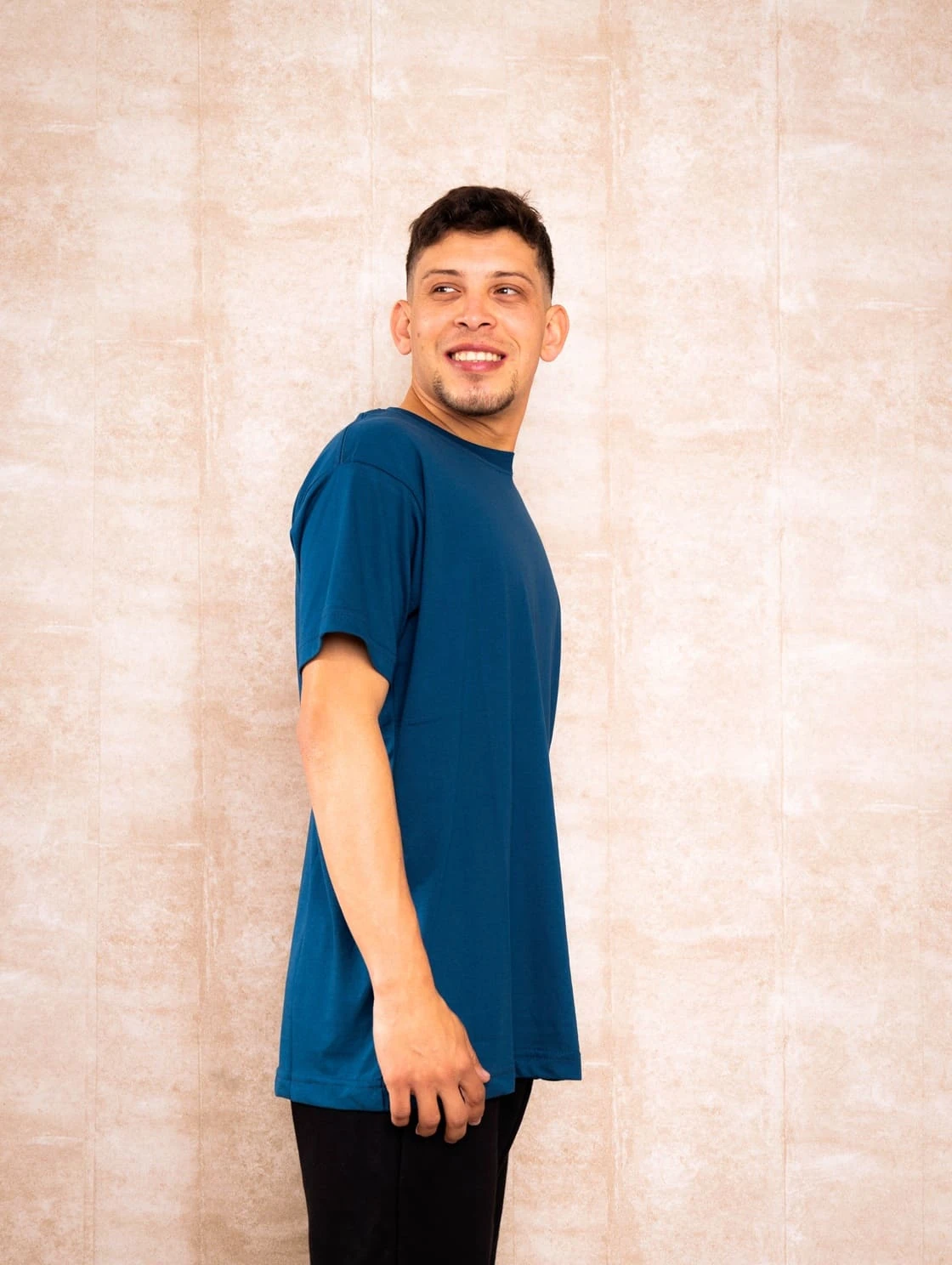 Polo Cuello Redondo Azul Índigo - Imagen 3